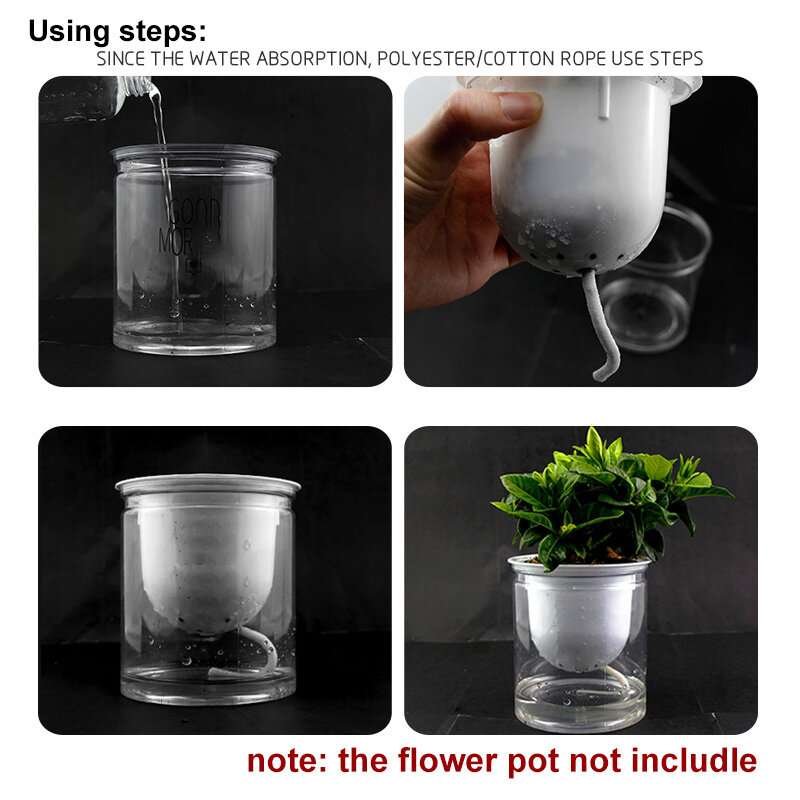 Self Watering Cotton Wick Rope 3mm 4mm 5mm Automatic Slow Release Cord Potted Plant Flower Pot Garden Drip Irrigation System B4