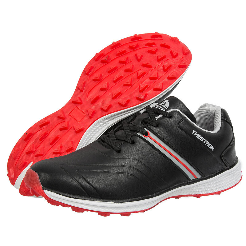 Marka mężczyźni wodoodporne buty golfowe profesjonalne lekkie buty do gry w golfa odkryte buty sportowe do gry w golfa sportowe trampki