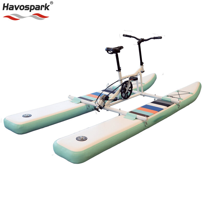 Peso leve hélice para água bicicleta pedal, bicicleta dos esportes do mar, cor branca, novo, Guangdong