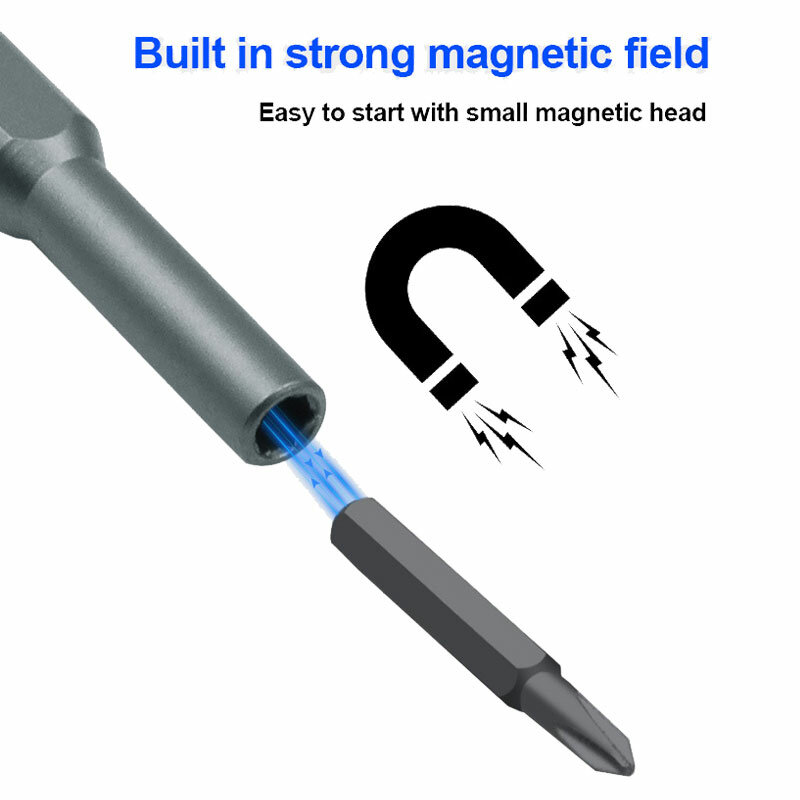 Juego de destornilladores magnéticos para teléfono Xiaomi, brocas de precisión 63/24 en 1, herramientas de reparación