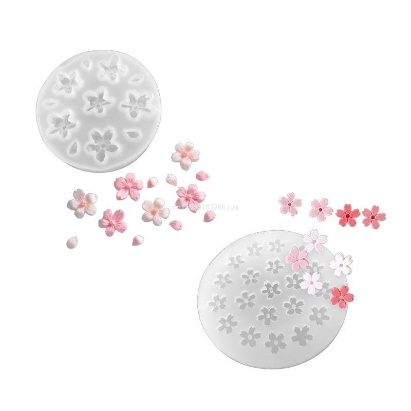 Petal-Resin Mold 3D Flower Earrings Mold Cherry Blossom Pendant Mold Dropship