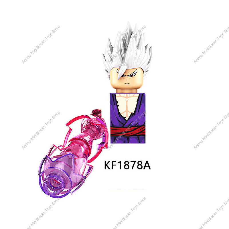 KF6181A bola naga Z blok bangunan Vegeta Trunks Son Goku Gohan Kefla Granola Anime kartun Mini-Figure mainan aksi bata anak-anak