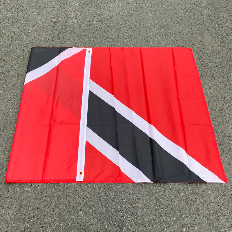 شحن مجاني aerxemrbrae العلم 90 + 150 سنتيمتر حجم ترينيداد وتوباغو العلم الوطني للزينة