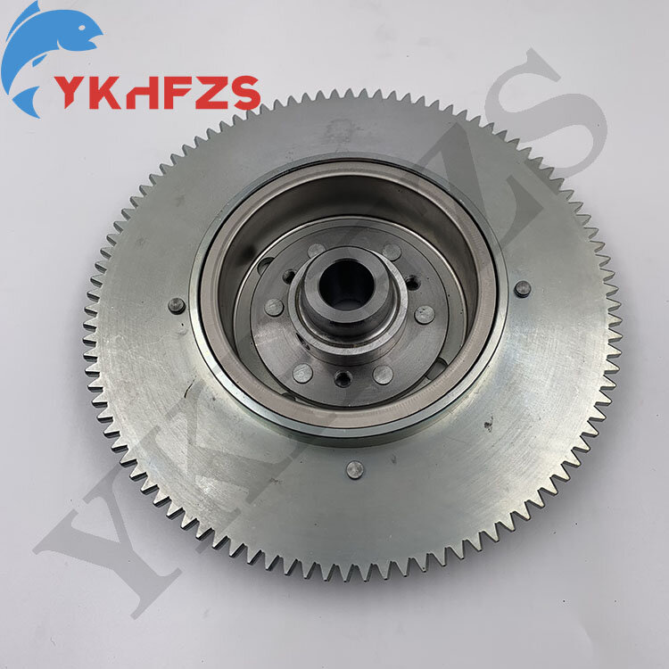 61T-85550-10 Electrical Rotor Flywheel Replaces For Yamaha Outboard Motor 25HP 30HP 61N 69P 61T 2T Parsun 61T-85550