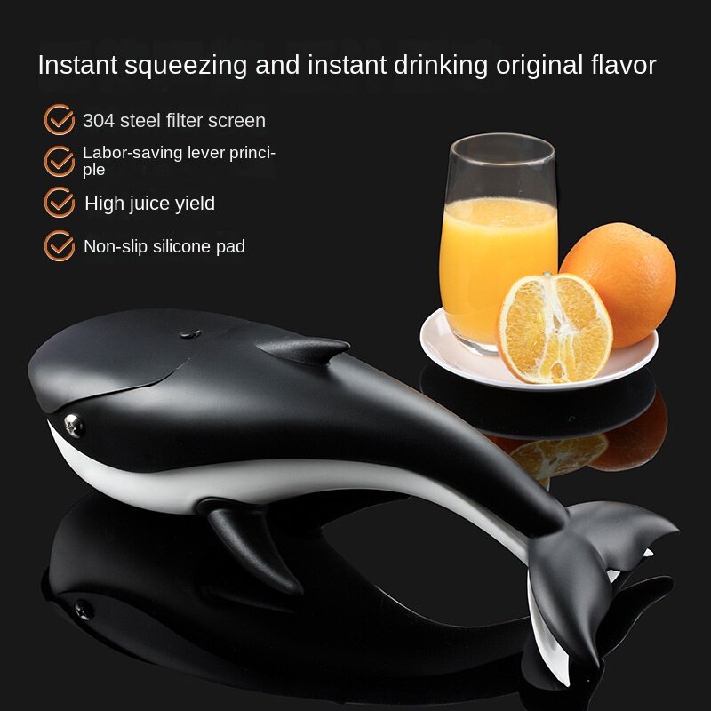 New Creative Tiger Whale Juicer Household Large Orange Fruit Juicer Squeezer Manual Lemon Juicer ジューサー  عصارة برتقال