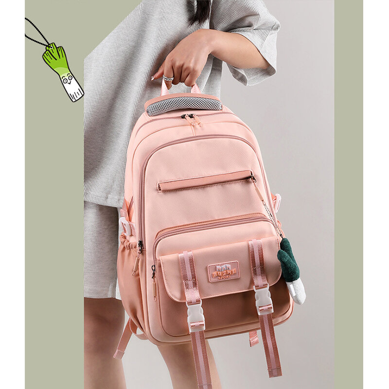 Школьные ранцы для девочек-подростков, рюкзак из ткани Оксфорд для студентов средней школы, повседневный рюкзак для студентов