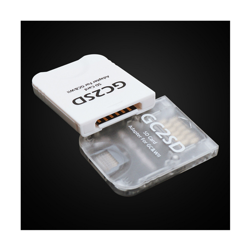 GC2SD GC ke adaptor kartu SD untuk konsol Game NGC GameCube Wii (C)
