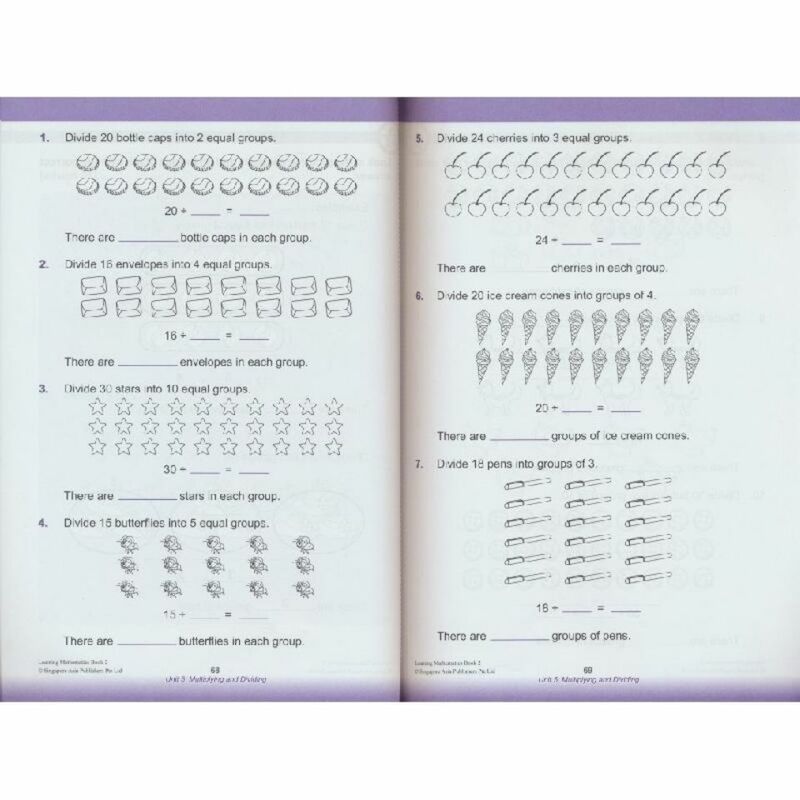 9 шт./лот обучающая математическая книга для детей 1-6 классов изучение детской книги для обучения детей учебники для начальной школы из Сингапура