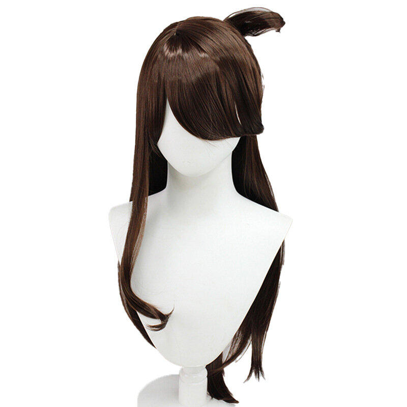 Парики для косплея аниме для женщин, длинные коричневые искусственные волосы для Хэллоуина, семейное оформление, головной убор
