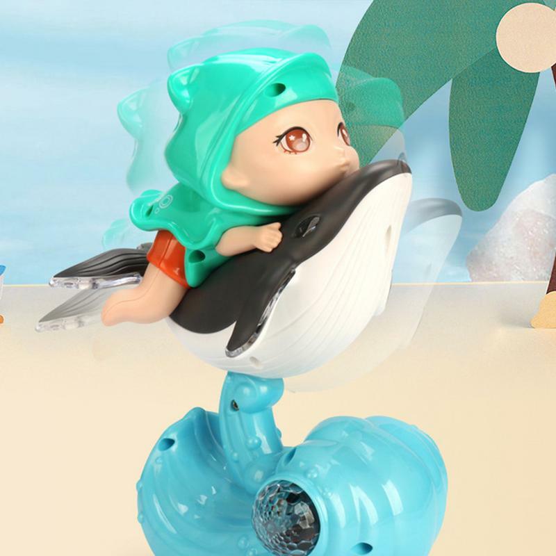 Brinquedo elétrico interativo tubarão para crianças, boneca baleia light-up, andando e se movendo, brinquedo educativo eletrônico, presente de aniversário