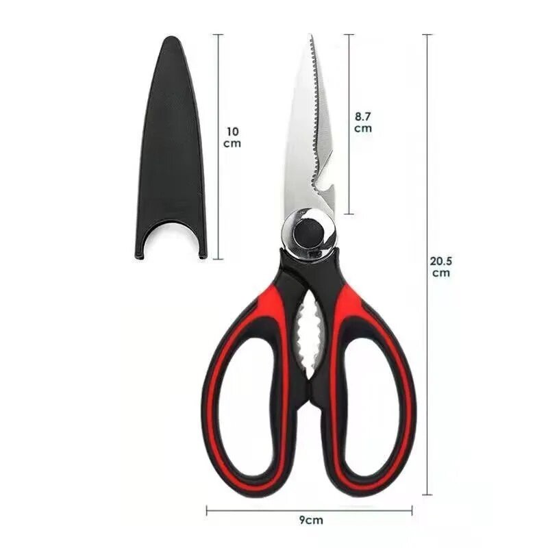 Fashion High Quality Home Kitchen Multifunctional Scissors School Office Paper Cutter Knife Tailor Shears Beer Opener