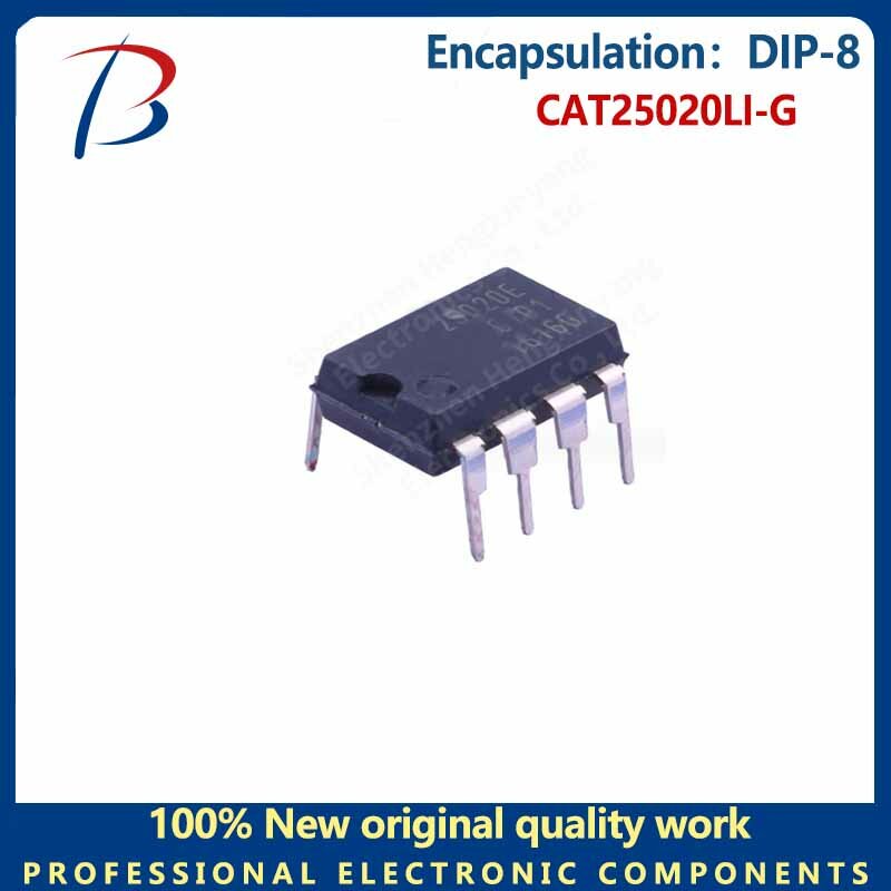 Cat25020li-g pacote dip-8 memória chip, 10pcs