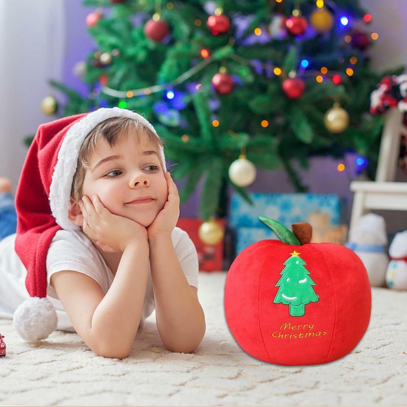 Almohada de peluche de frutas de Navidad, almohada de felpa divertida, cojín de decoración del hogar, regalo de cumpleaños para niña, amigo, niño y adulto