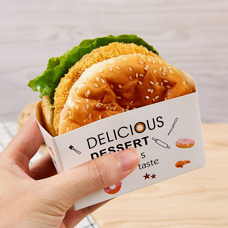 Op Maat Gemaakte Productcustom Logo Afdrukken Wegwerp Voedselverpakking Kartonnen Burger Afhaalmaaltijden Verpakking Noedeldoos