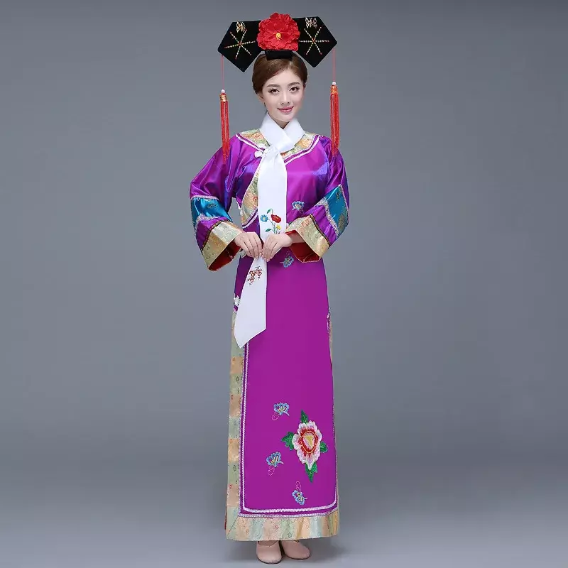 Robe de princesse des prHub chinoises, tenue de cour trempée, foulard, mouchoir, vêtements de sauna, tenue dramatique, danse folklorique chinoise, 4 pièces
