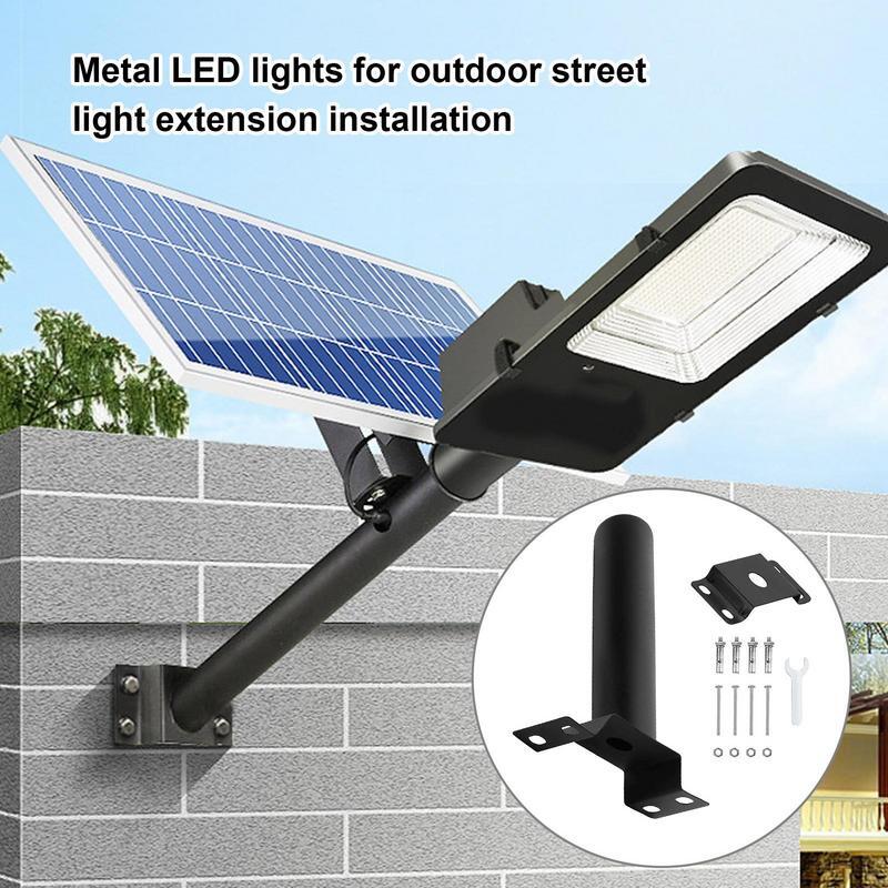 Light Pole Mount Heavy-Duty Solar Bracket, Iluminação ao ar livre Suprimentos para Pig Street Lights, Parking Lot, Bracket