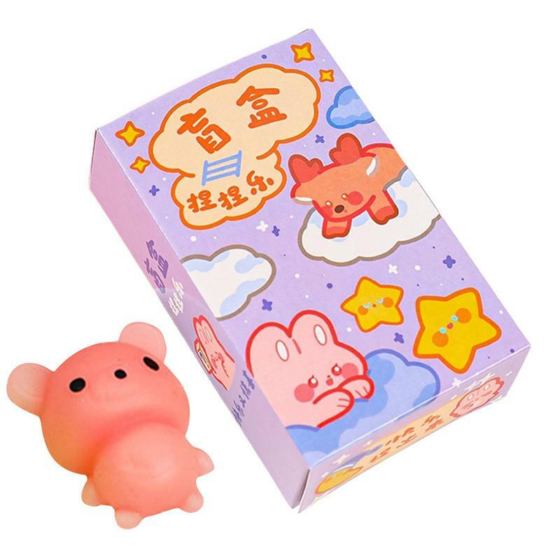 Mini jouets Mochi Kawaii pour garçons et filles, à presser, à motifs d'animaux, remplissage d'œufs de pâques, cadeaux d'anniversaire