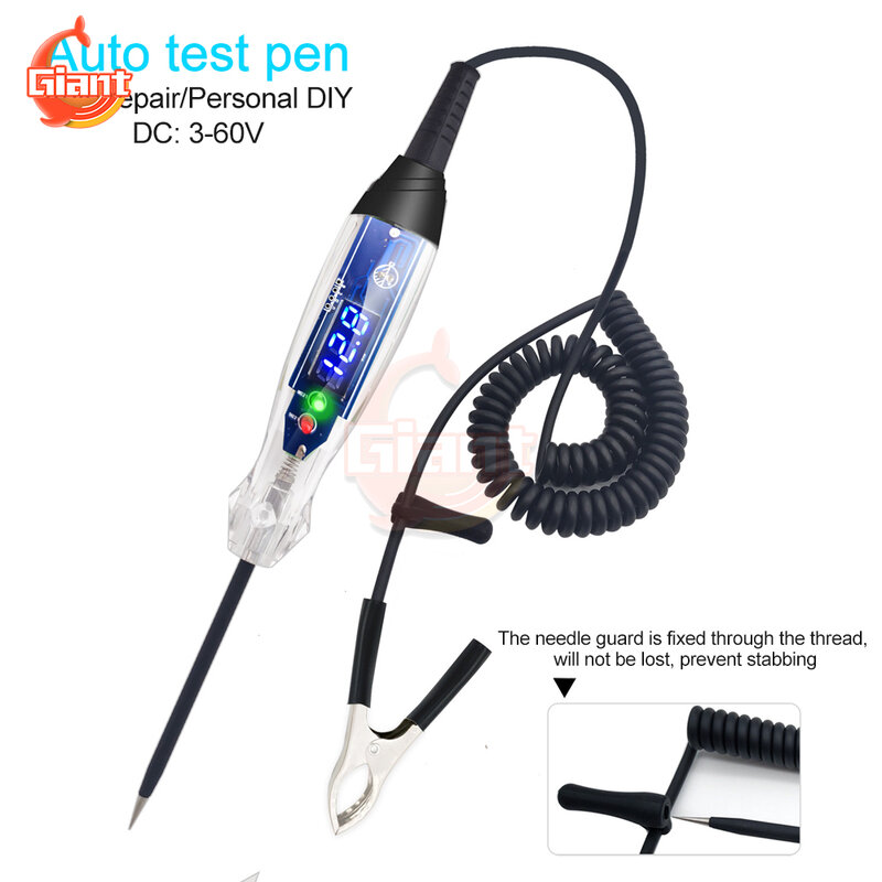 Цифровой тестер напряжения NS836, ручка для проверки электрической цепи, портативный автомобильный прибор для диагностики неисправностей