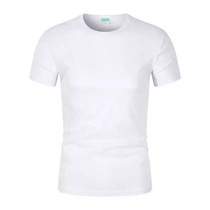 T Shirt stampa Logo donna per uomo asciugatura rapida Running Gym Custom Marathon manica corta abbigliamento sportivo marchio fai da te all'ingrosso a buon mercato