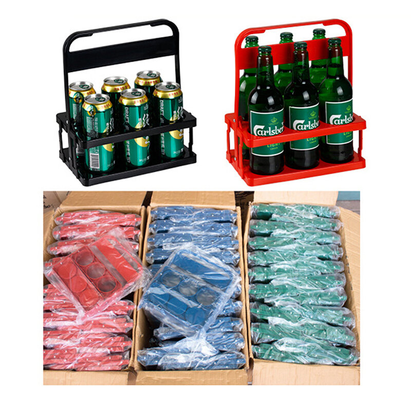 Support pliable pour 6 bouteilles Electrolux T1 clics, porte-boissons, transport de bière, panier à vin, support de caddie