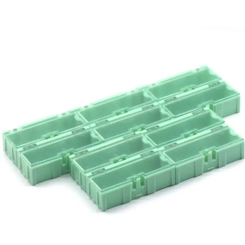 سمد سمت إيك مكون صندوق تخزين الحاويات أجزاء شفافة التصحيح صندوق المقاوم رقاقة حالة متعددة الأغراض البلاستيك المنظم