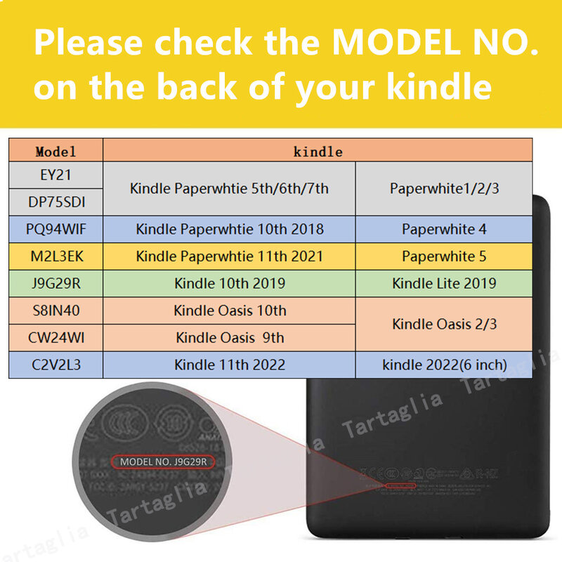 Capa Kindle Paperwhite, Capa para Kindle Paperwhite 5, 11ª Geração, M2L3EK, 2019, Novo, 10 °, 2022, 2021
