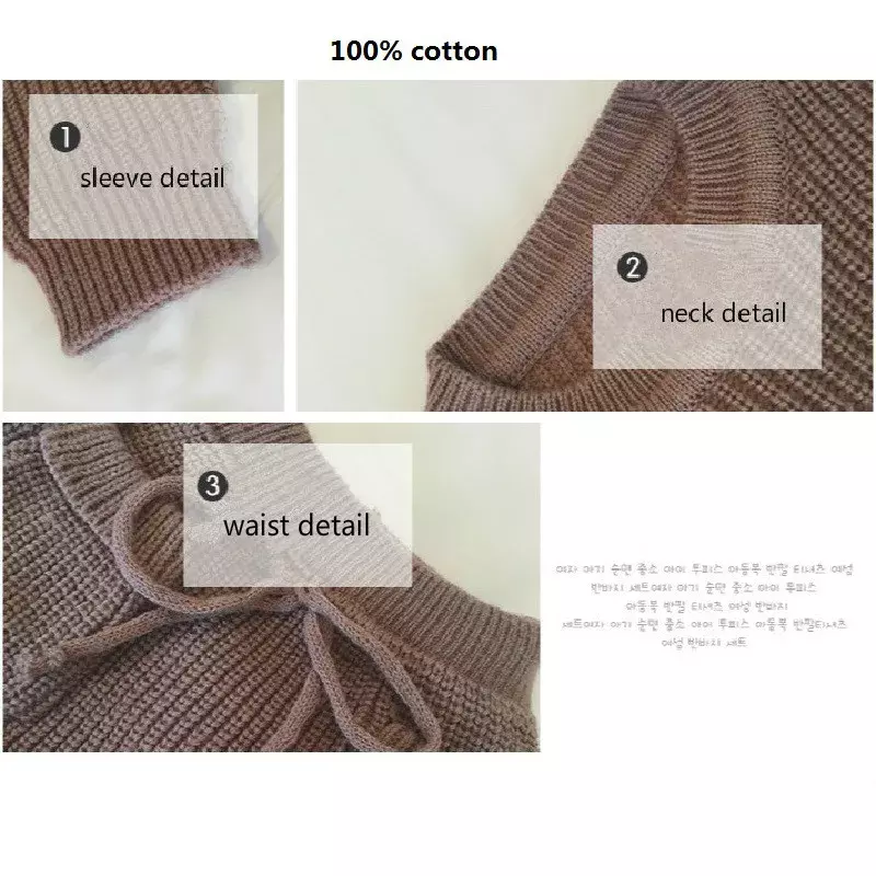 Conjunto de suéter y falda para niño y niña, ropa de dos piezas para otoño e invierno, 2024