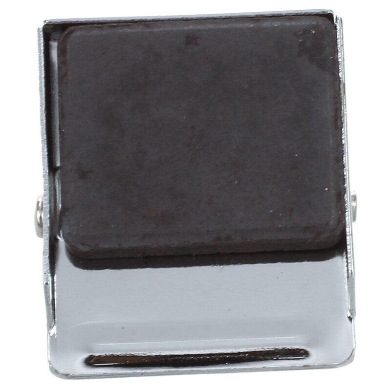 3xシルバートーンスプリングロードメモチケット磁気冷蔵庫ウォールクリップ