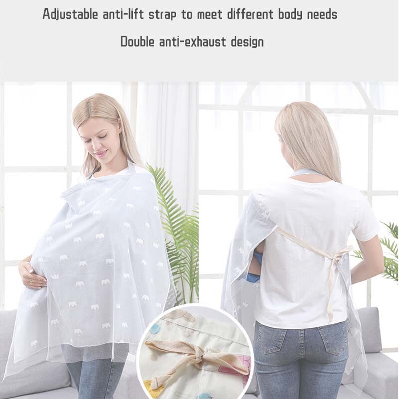 Baby Feeding Nursing Covers Mum Breastfeeding Nursing Towel Adjustable Privacy Apron Cotton Nursing Cloth Baby Car Seat Cover