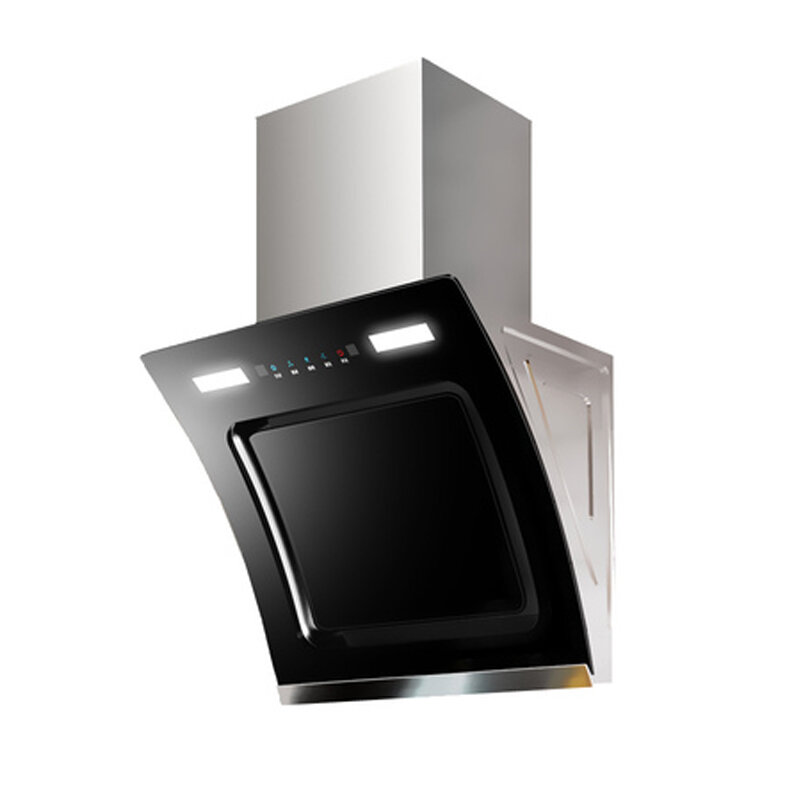 600Mm Kecil Sisi Hisap Dapur Hood Extractor Range Hood Otomatis Membersihkan Rumah Applicance Hotte Aspirante Cuisine