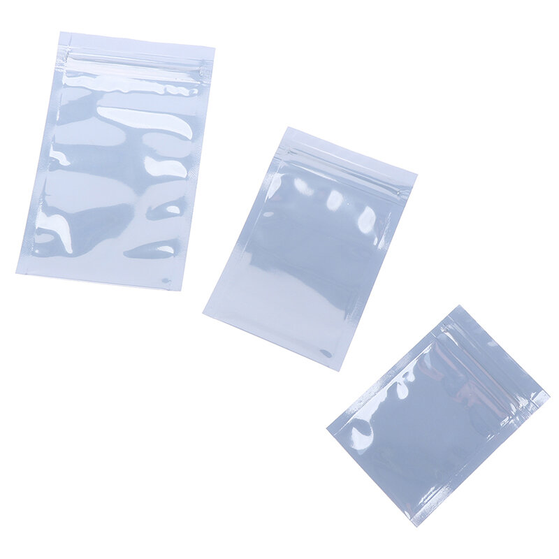 100Pcs Antistatic Storage Bag Ziplock Bags Resealable Pouch for Package