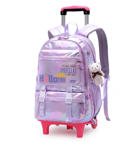 2022 nowa szkoła plecak na kółkach torba dla dziewczynek dzieci szkoła bookbag na kółkach szkoła Rolling plecak szkolny plecak na kółkach