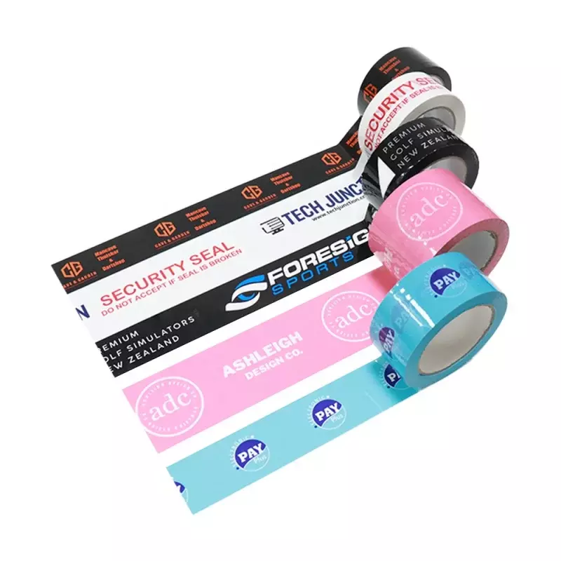 Kunden spezifisches Produkt kunden spezifisch bedrucktes Marken-rosa Bopp-Versand klebeband mit Logo