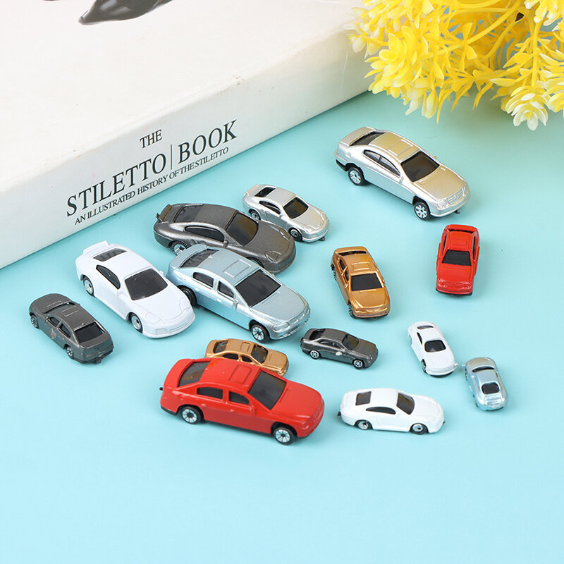 1:100-200 Dollhouse Miniature Car Truck Container Model Car Toy Doll Decor Toy Birthday Boy Gifts