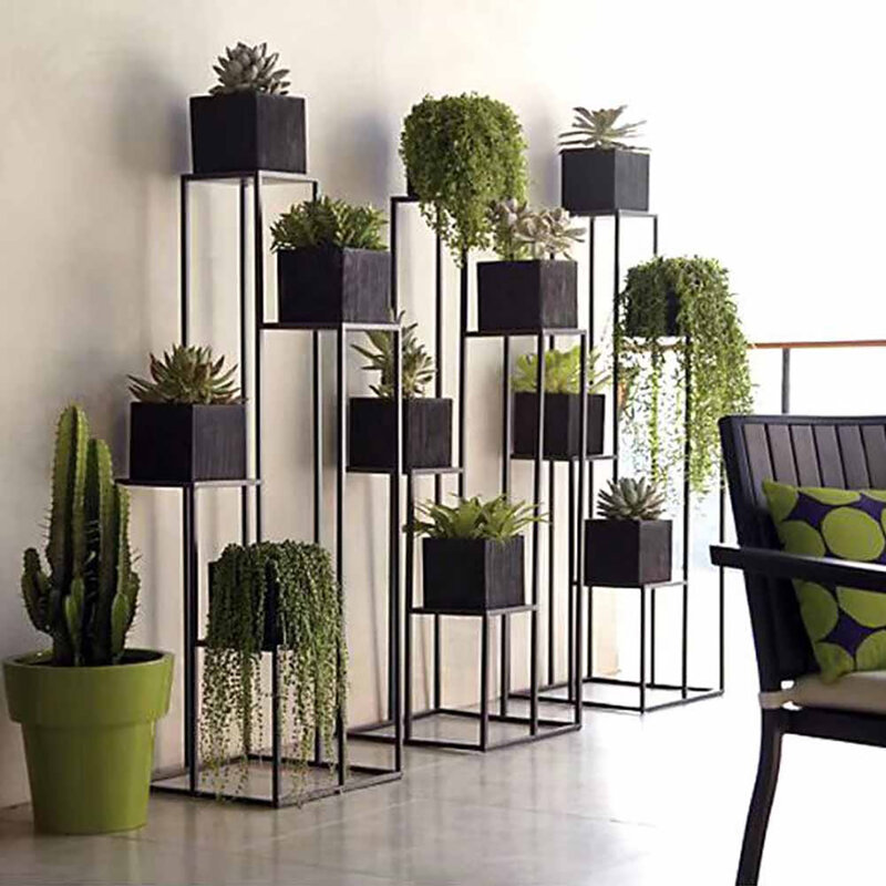 Mounted Flower Pot Plant  Indoor Hold Plant Shelves Stand For Living Room Decoration