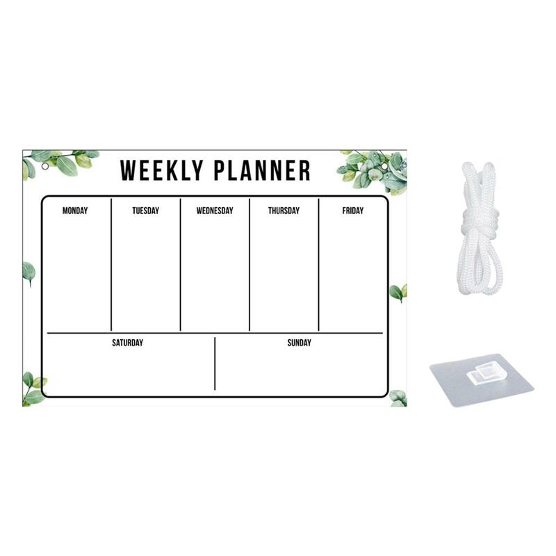 Acrylic Dry Erase Board Clear Planner Board for Fridge Tasks Conference Room