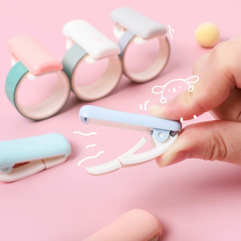 Portable Mini DIY Crafts Candy Color Arts Stickers Tape Cutting Tools Scrapbooking Tools Masking Tape Cutter Tape Organzier