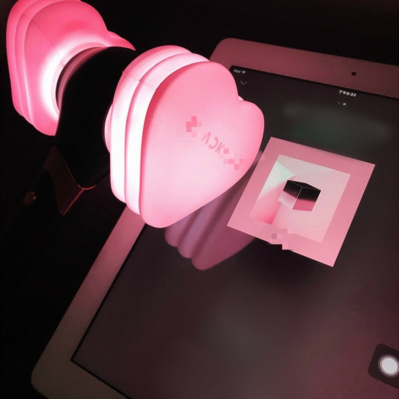 Светодиодный светильник палка Корея лампа черный розовый идол светодиодный концертный фонарь вспышка световая палочка флуоресцентные палочки Поддержка штанги вентиляторы подарки игрушки