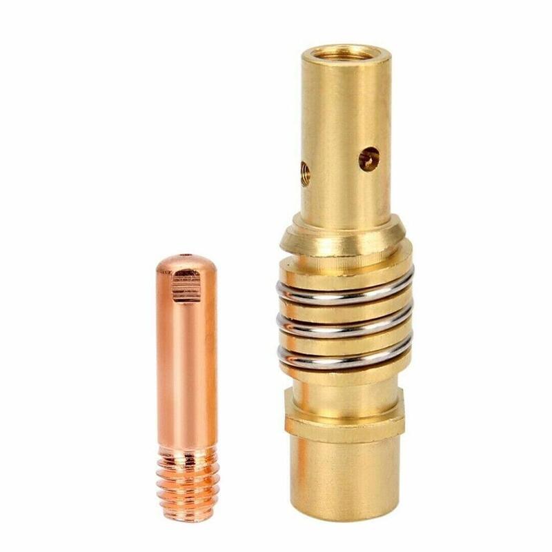 MB15 15AK MIG Welding Contact Tip  0.6mm 0.8mm 0.9mm 1.0mm 1.2mm Protective Nozzle For Rilon Riland Jasic Welding Supplies