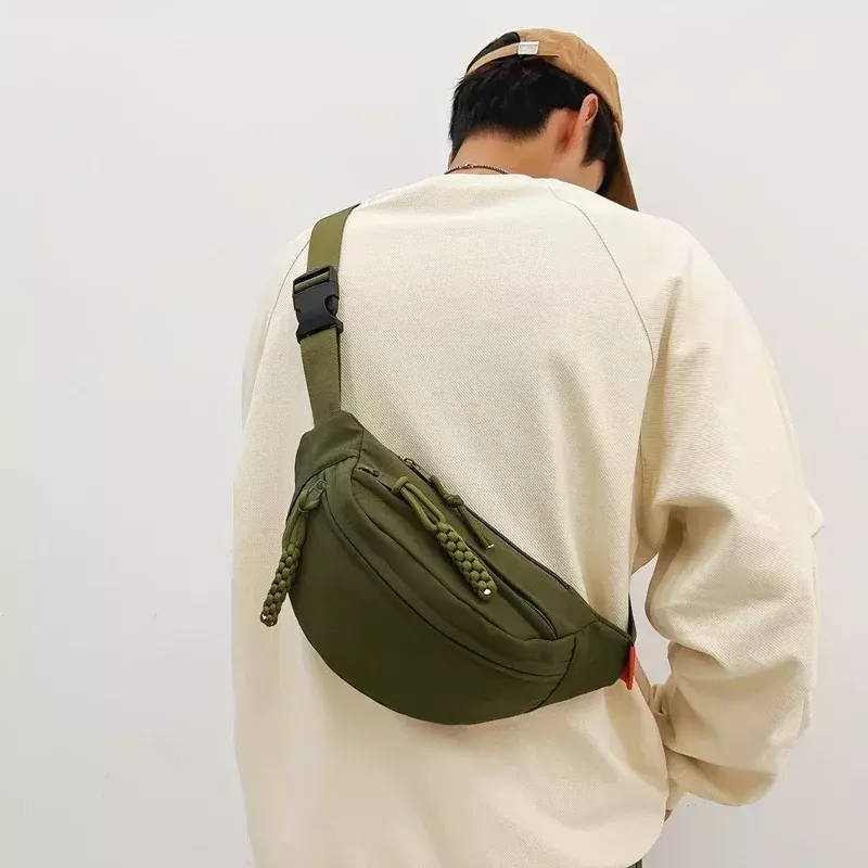 Solide Hüft taschen Damen Taschen zum Verkauf 2024 hochwertige Herbst Hochleistungs-Nylon-Taillen packungen Freizeit vielseitige Pochete