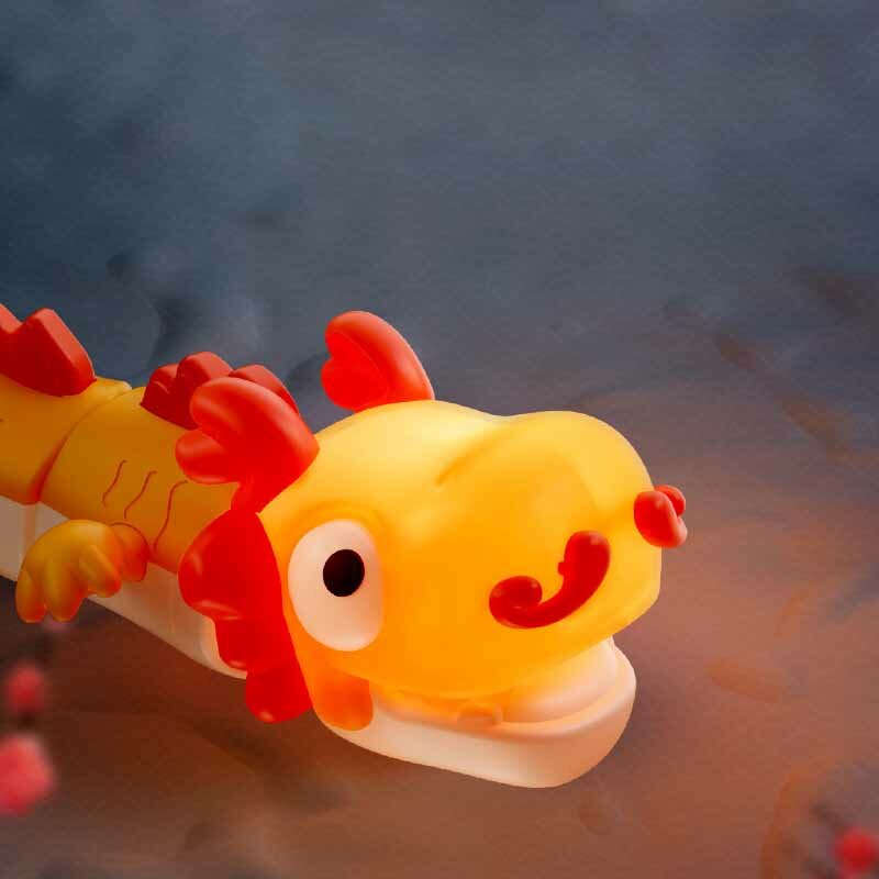Mainan Naga tari Cina, Tahun Baru Naga menari kreatif menyenangkan anak-anak penghilang stres mainan ayunan menari Naga