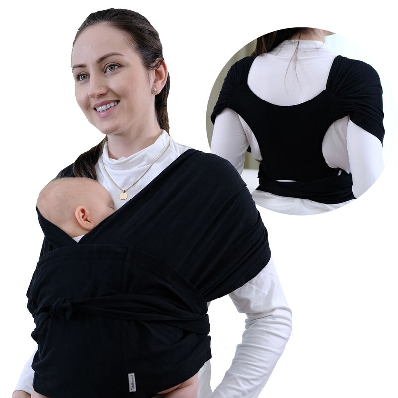 Baby Sling Wrap Babyback Carrier สำหรับทารกแรกเกิดมือฟรีเด็กทารกพยาบาล Carrier คลอดสะดวกสบายสลิง