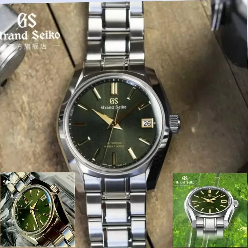 남성용 하이 비트 스테인레스 스틸 비기계식 쿼츠 시계, 비즈니스 브랜드 시계, 그랜드 세이코 손목시계, 스포츠 컬렉션