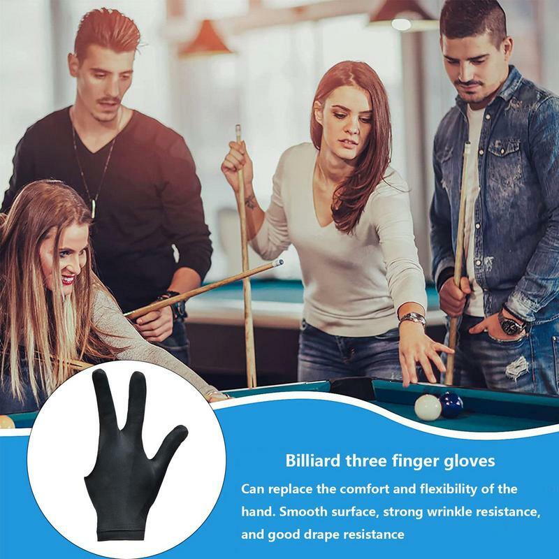 Billard Pool handschuhe Unisex Pool handschuhe für Billard Spandex Material Sport zubehör für Billard berufe und Anfänger