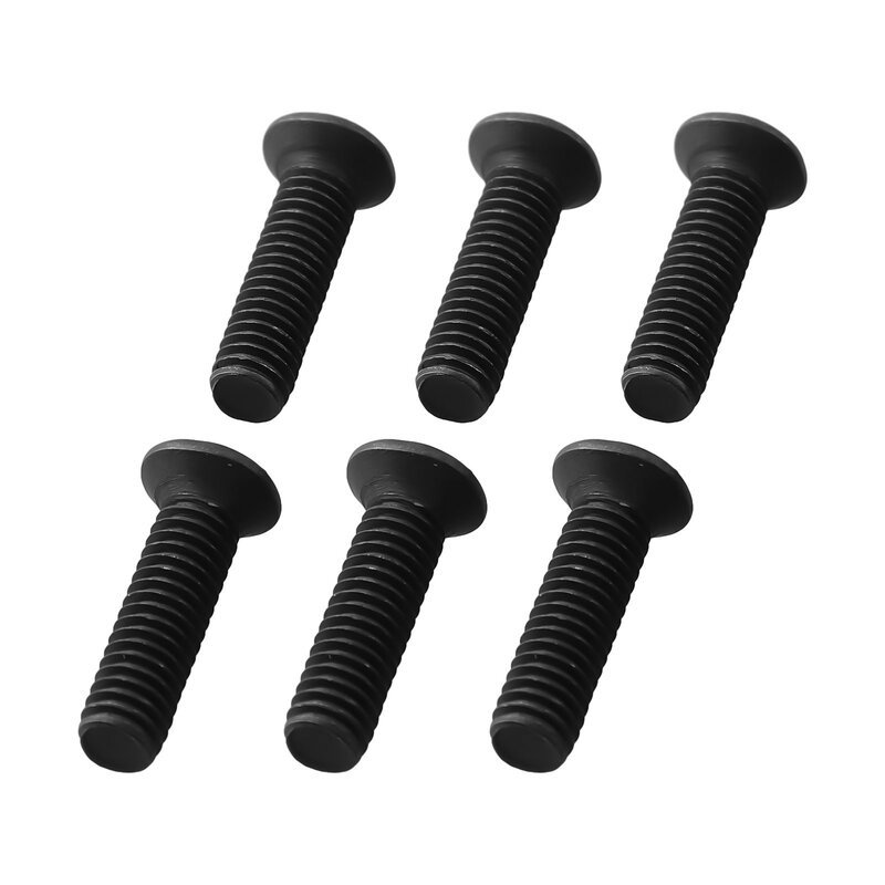 6Pcs Fixing Screw  M5/M6 22mm Head Tools Replacement For 1/2''UNF 3/8''UNF Drill Chuck Shank Adapter Metal Fixing Screw