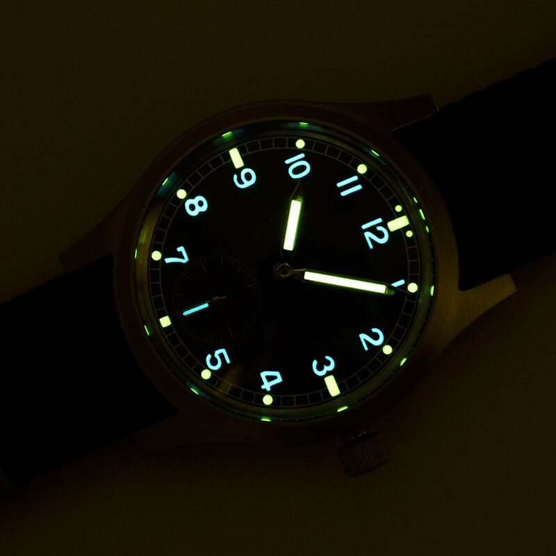 Часы наручные Baltany VD78 Мужские кварцевые, коллекция «Грязные дюжины», винтажные светящиеся с минимальным радиусом 36 мм, с маленькими секундами, Водонепроницаемость 100 м