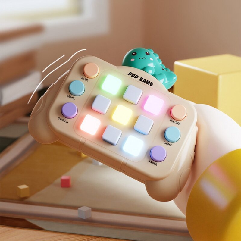 Geüpgraded Elektronisch Pop Licht Snel Push Game Console Speelgoed Voor Kinderen Volwassen Fidget Anti Stress Relief Speelgoed Interactieve Game Machine