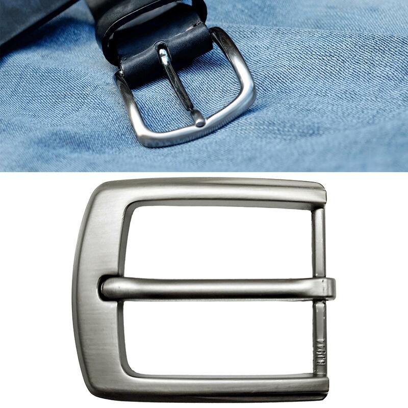 Hebilla cuadrada de repuesto para cinturón, accesorios de correa de cuero para hombre, 2 uds.