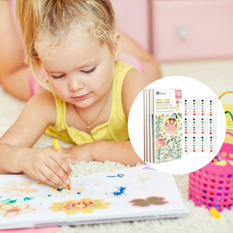 Kit de Arte de pintura de papel de acuarela con juego de pintura de colores de agua y libro de pintura para niños, pintura de acuarela y artesanía de arte