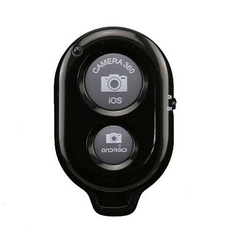 Tombol Kontrol Jarak Jauh Kompatibel dengan Bluetooth Kontroler Nirkabel Swa-timer Kamera Stik Shutter Release Ponsel Monopod Selfie